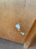 Wood Cabinet with Drawer and Hinged Door - 6
