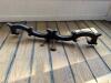 Antique Equestrian Side Saddle Wooden Frame with Iron Stirrups