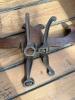 Antique Equestrian Side Saddle Wooden Frame with Iron Stirrups - 3