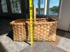 Rectangular Handwoven Basket with Handle - 2