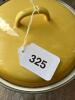 Yellow Enamel Dutch Oven with Lid - 6