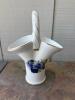 Baum Brothers Porcelain Basket