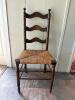 Ladder Back Dining Chair With Rush Seat - 2