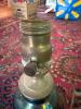 Iridescent Ceramic Table Lamp with Ornate Base - 2