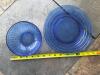 Assorted Cobalt Blue Glassware and Candles - 3