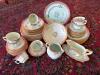 Adams Calyx Ware Hand Painted Floral Dinnerware Set