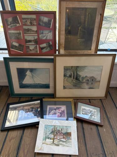 Assorted Framed Wall Art and Frames