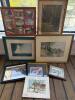 Assorted Framed Wall Art and Frames