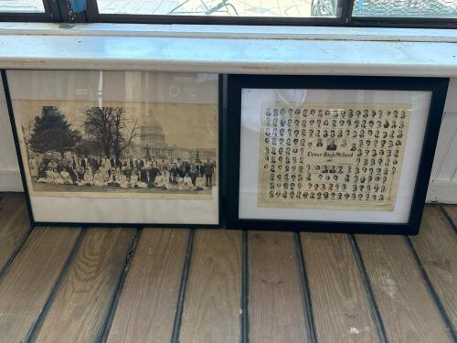 Dover High School 1957 Framed Graduation Photo