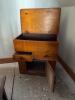 Antique Wooden Washstand with Drawer and Cabinet - 2
