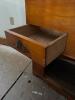 Antique Wooden Washstand with Drawer and Cabinet - 4