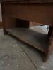 Antique Wooden Washstand with Drawer and Cabinet - 9