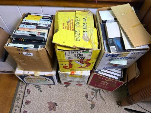 HUGE Collection of VHS Video Cassette Tapes