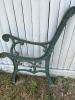 Pair of Cast Iron Bench Ends in Victorian-Style - 2