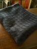 Smith & Johnson Dry Goods Navy Cable Knit Throw Blanket