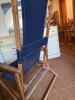 Folding Canvas and Wood Director-Style Chair - 4