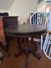 Victorian-Style Round Pedestal Side Table