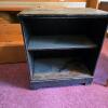 Black Painted Open Shelf Side Table - 2