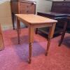 Wooden Side Table With Turned Legs