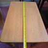 Wooden Side Table With Turned Legs - 3
