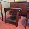 Wood Side Table in the Early 20th Century Style