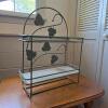 Metal Leaf Motif Rack or Organizer