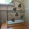 Metal Leaf Motif Rack or Organizer - 2