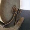 Antique Hand-Crank Sharpening Stone Grinder - 2