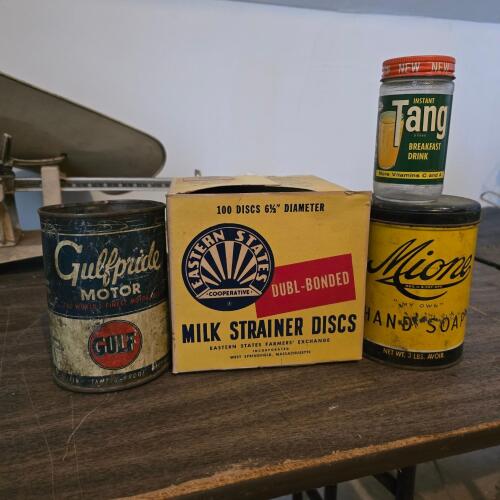Vintage Advertising Tins and Carton Assortment