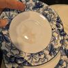 Woods Ware Patricia and Wild Rose Blue and White Dinnerware - 4