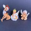 Annalee Felt Christmas Angel and Reindeer Ornaments