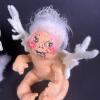 Annalee Felt Christmas Angel and Reindeer Ornaments - 2