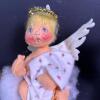 Annalee Felt Christmas Angel and Reindeer Ornaments - 3