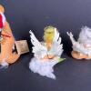 Annalee Felt Christmas Angel and Reindeer Ornaments - 6