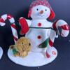 Christmas Felt Gingerbread House and Snowman Decorations - 3