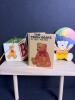 Assorted Teddy Bear Christmas Ornaments and Miniature Book - 2