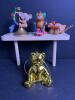 Assorted Teddy Bear Christmas Ornaments and Miniature Book - 5