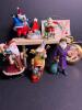 Assorted Santa Claus and Christmas Ornaments