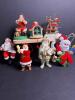 Assorted Santa Claus Christmas Ornaments