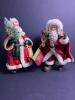 Two Santa Claus Figurines 11"