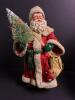 Two Santa Claus Figurines 11" - 4