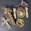 Assorted Christmas Ornaments with White House and 1997 Collectible - 3
