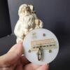 Holly Holiday Santa Claus Ceramic Musical Figurine - 7