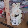 Holly Holiday Santa Claus Ceramic Musical Figurine - 8