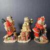 Christmas Santa Figurines with Holiday Scenes - 2