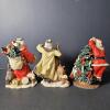 Christmas Santa Figurines with Holiday Scenes - 3