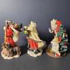 Christmas Santa Figurines with Holiday Scenes - 4
