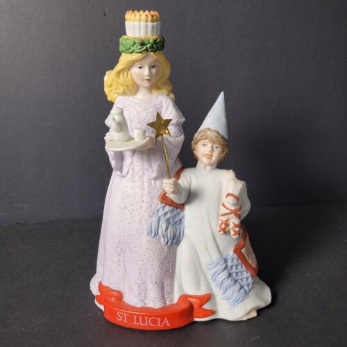 Enesco St. Lucia Musical Figurine O Holy Night 1988