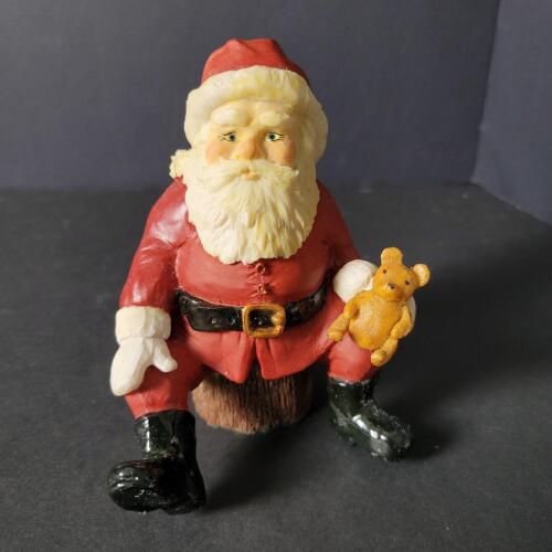 Crown Staffordshire Handpainted Santa Claus Figurine