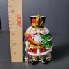 Glass Nutcracker Figurine With Glitter Accents - 6